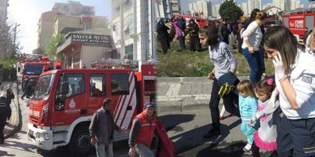 Anaokulunda yangın: Çocuklar mahsur kaldı!