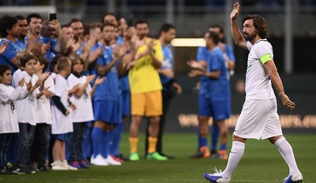 Andrea Pirlo'nun jübilesinde yıldız geçidi