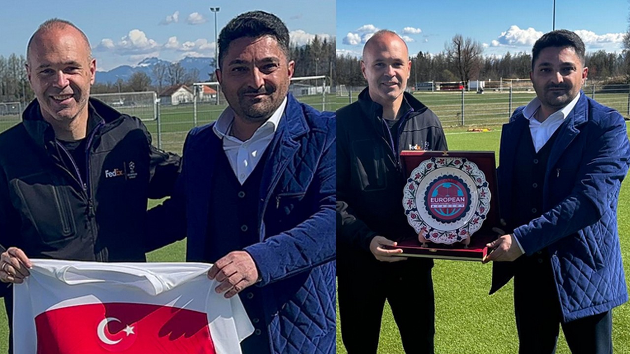 Andrés Iniesta, ETFA Academy’i Ziyaret Etti