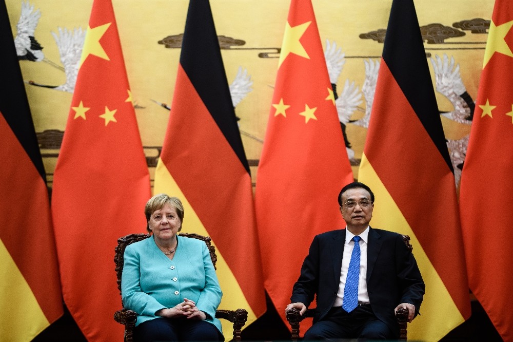 Angela Merkel Çin’de 