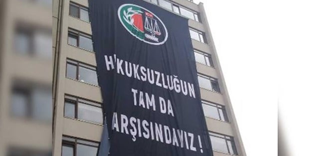 Ankara Barosu'ndan skandal pankart! 'İşine bak baro'