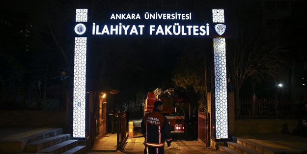 Ankara Üniversitesi’nde yangın