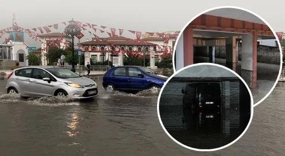 Ankara yine sele yenildi! Her şey su içinde