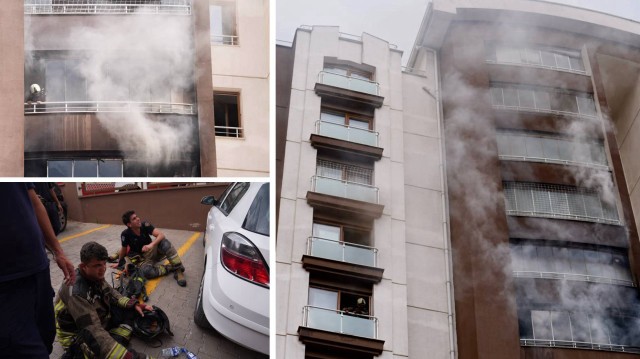 Ankara’da 15 katlı binada korkunç yangın! Alevlerin yükseldiği binada mahsur kalanlar var