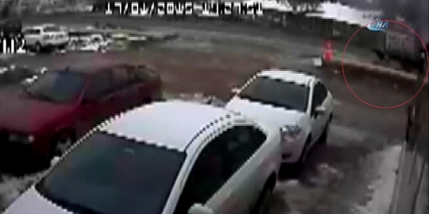 Ankara’da akıl almaz kaza