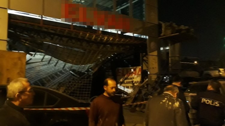Ankara’da asma kat işçilerin üzerine çöktü: 2 yaralı