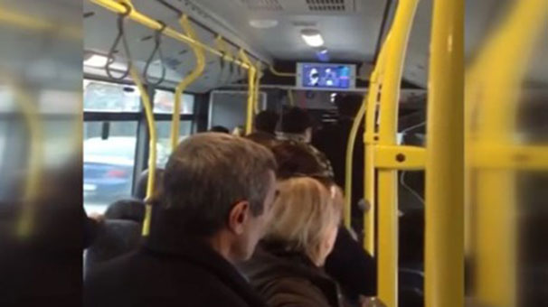 Ankara'da belediye otobüsünde korku dolu anlar! Şoför yolcuları esir aldı