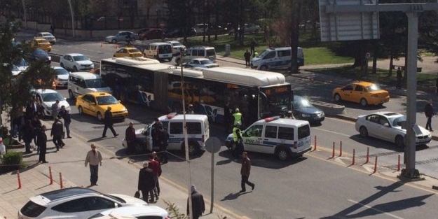 Ankara'da bombalı otobüs şüphesi!