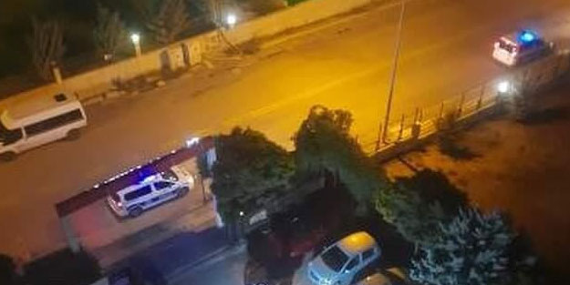 Ankara'da çatışma anı kamerada