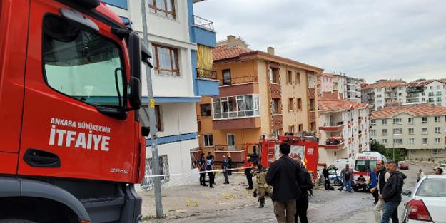 Ankara'da doğalgaz patlaması: 1 ölü