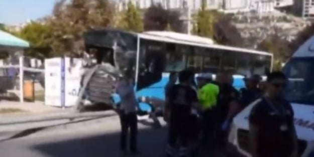Ankara'da durağa dalan şoför tutuklandı