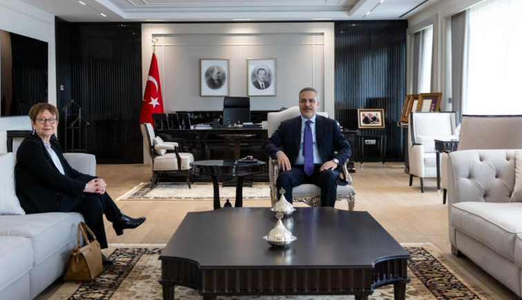 Ankara’da ekonomi diplomasisi! Bakan Fidan, EBRD Başkanı Basso’yu kabul etti