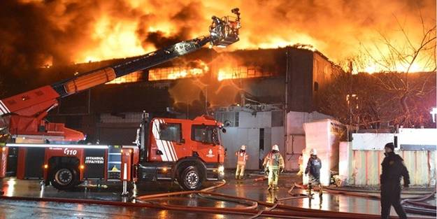 Ankara'da fabrika yangını! Çok sayıda yaralı var