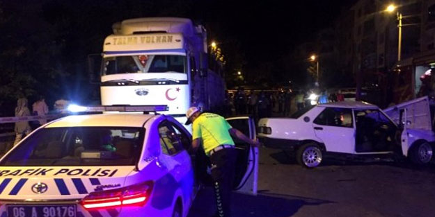 Ankara'da feci kaza: 1 ölü, 5 yaralı