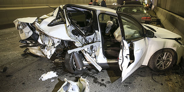 Ankara'da feci kaza! Yaralılar var