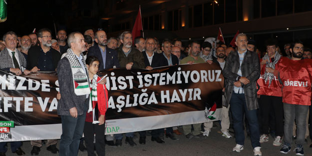 Ankara'da Filistin'e destek Yürüyüşü