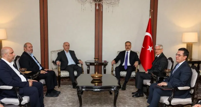 Ankara’da Gazze zirvesi! Hakan Fidan Hamas heyetiyle görüştü