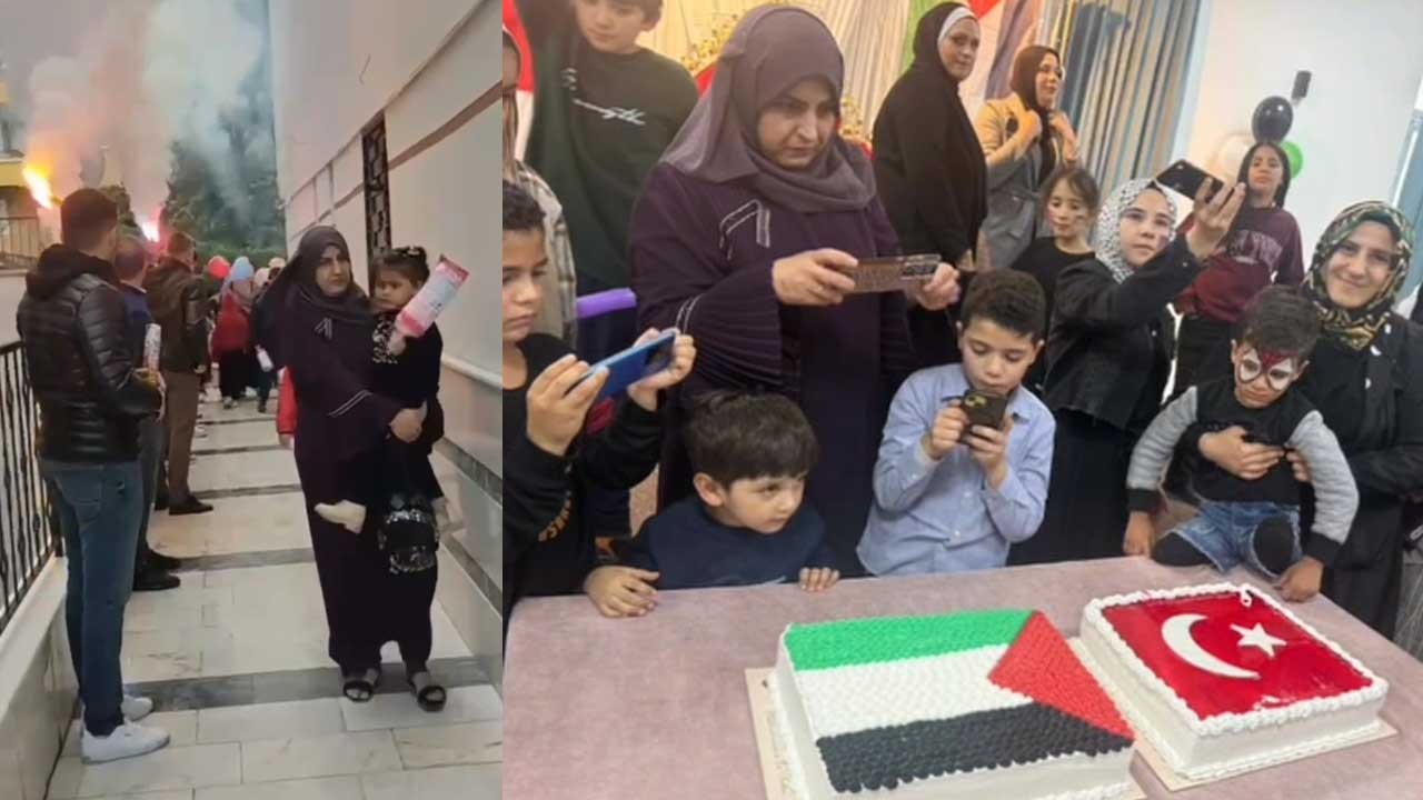 Ankara'da Gazzeli mazlumlara moral verdiler!