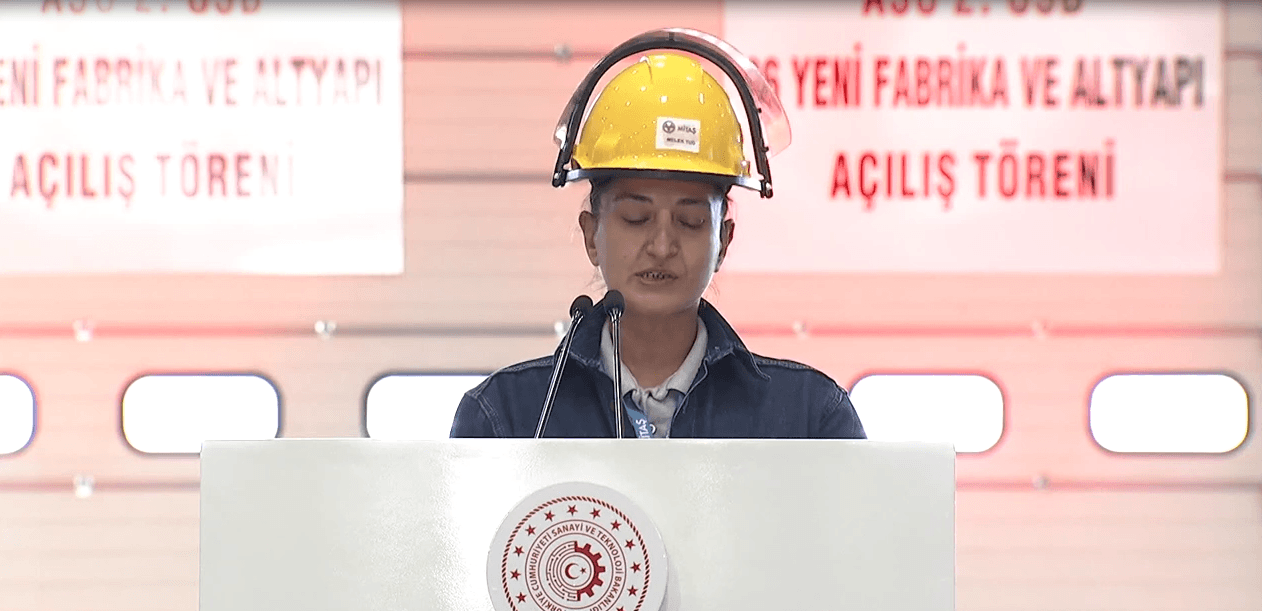 Ankara'da kadın kaynak personelinin sözleri alkış aldı