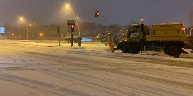 Ankara’da kar yağışı etkili oldu