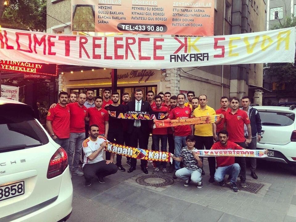 Ankara’da Kayserispor sevgisi 