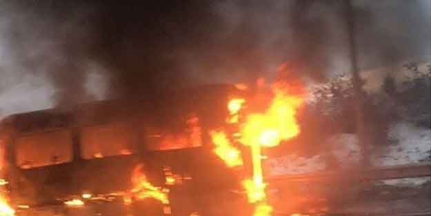Ankara'da korkutan yangın! Birden alev aldı