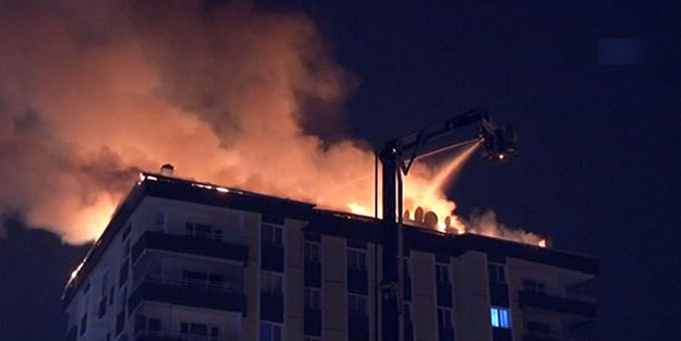 Ankara'da korkutan yangın!