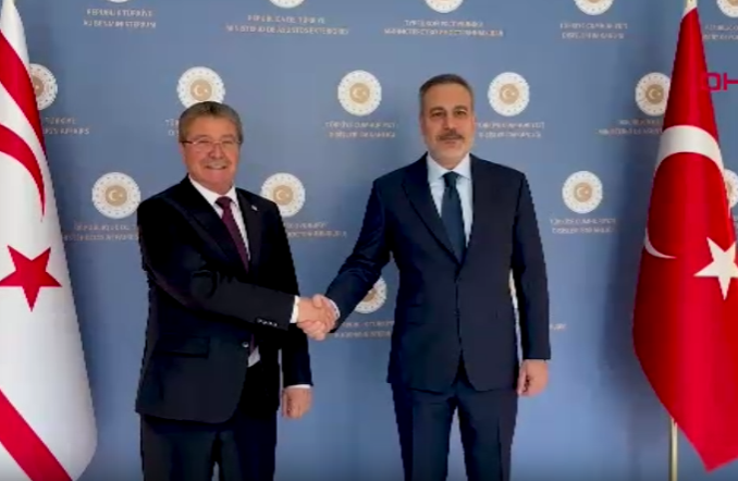 Ankara'da kritik görüşme! Bakan Fidan ve KKTC Başbakanı Üstel bir araya geldi!