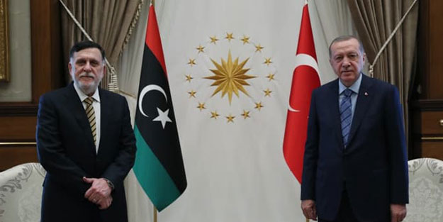 Ankara'da kritik Libya zirvesi! Başkan Erdoğan Serrac'ı kabul etti