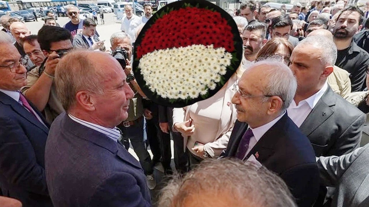 Ankara’da olaylı cenaze: İnce ve Kılıçdaroğlu yıllar sonra el sıkıştı, Özgür'ün yazısı sökülüp atıldı!