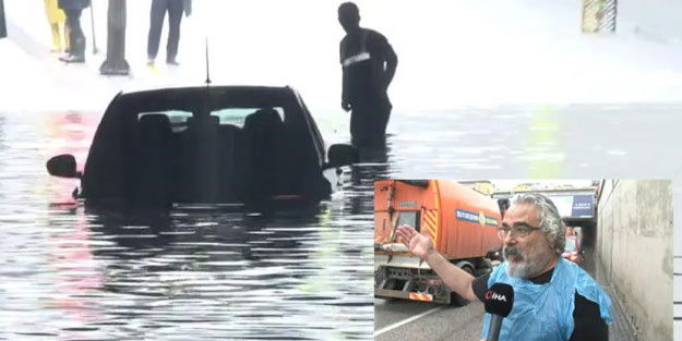 Ankara'da sağanak sonrası yollar göle döndü