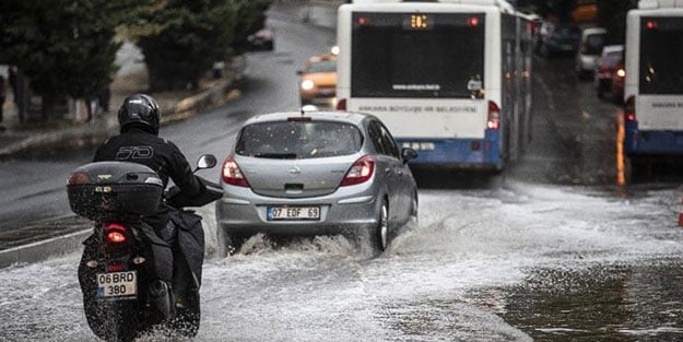 Ankara'da sağanak uyarısı