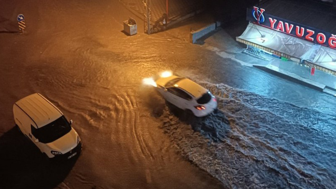 Ankara’da sağanak yağışlar sele neden oldu!