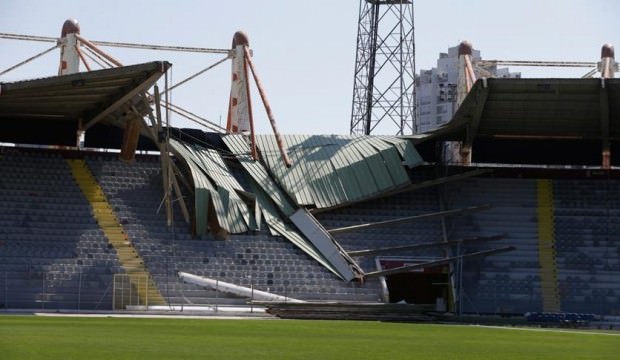 Ankara'da tarihi stadyuma ilk kazma vuruldu