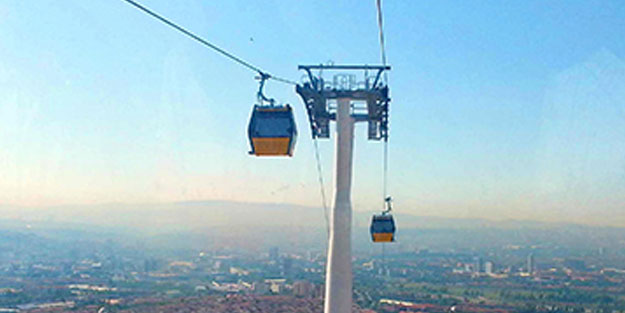 Ankara'da teleferik hattı kapatıldı