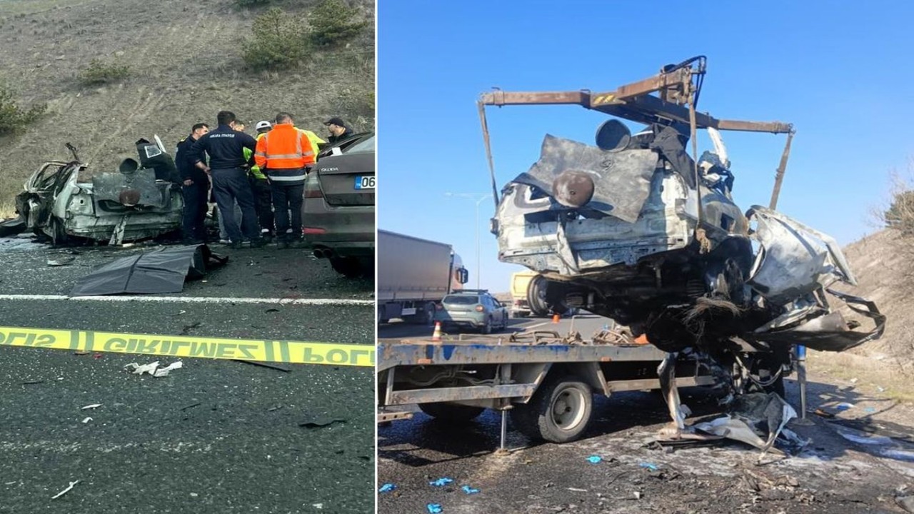 Ankara’da feci kaza! Maalesef çok sayıda ölü var