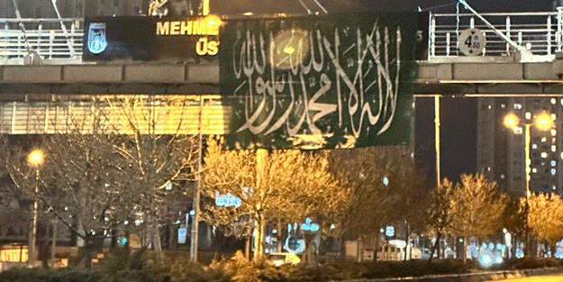 Ankara'da Tevhid sancakları dalgalanıyor!