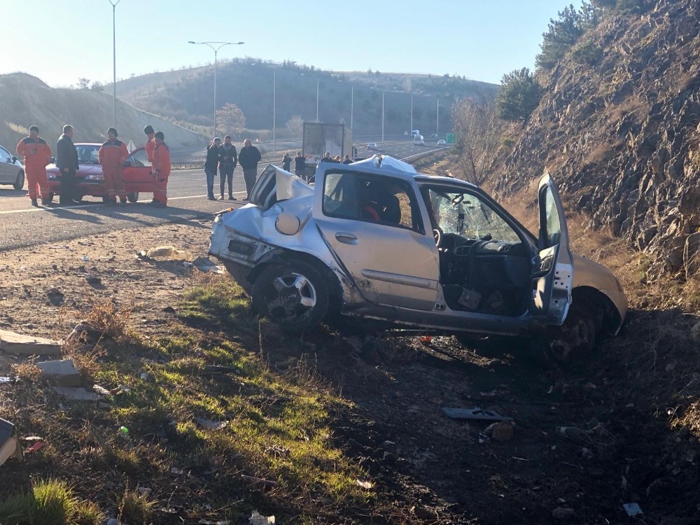 Ankara’da trafik kazası: 1 ölü, 1 yaralı 