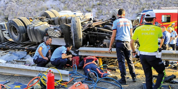 Ankara’da trafik kazası! 1 ölü