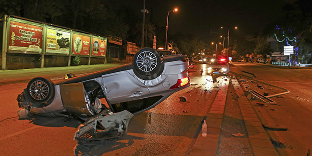 Ankara’da trafik kazası: 1 yaralı