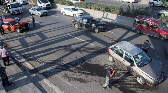 Ankara'da trafik kazası: 3 kişi yaralandı