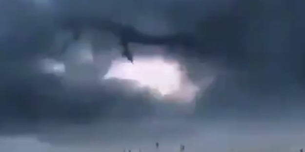Ankara'da ürküten görüntü!