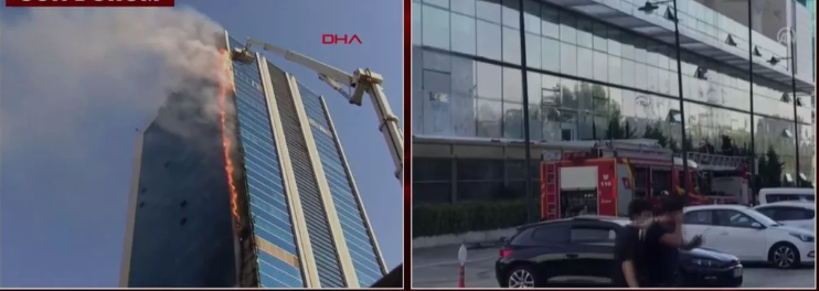 Ankara'da yangın