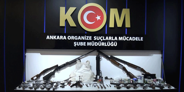Ankara’da yasa dışı silah ticareti operasyonu