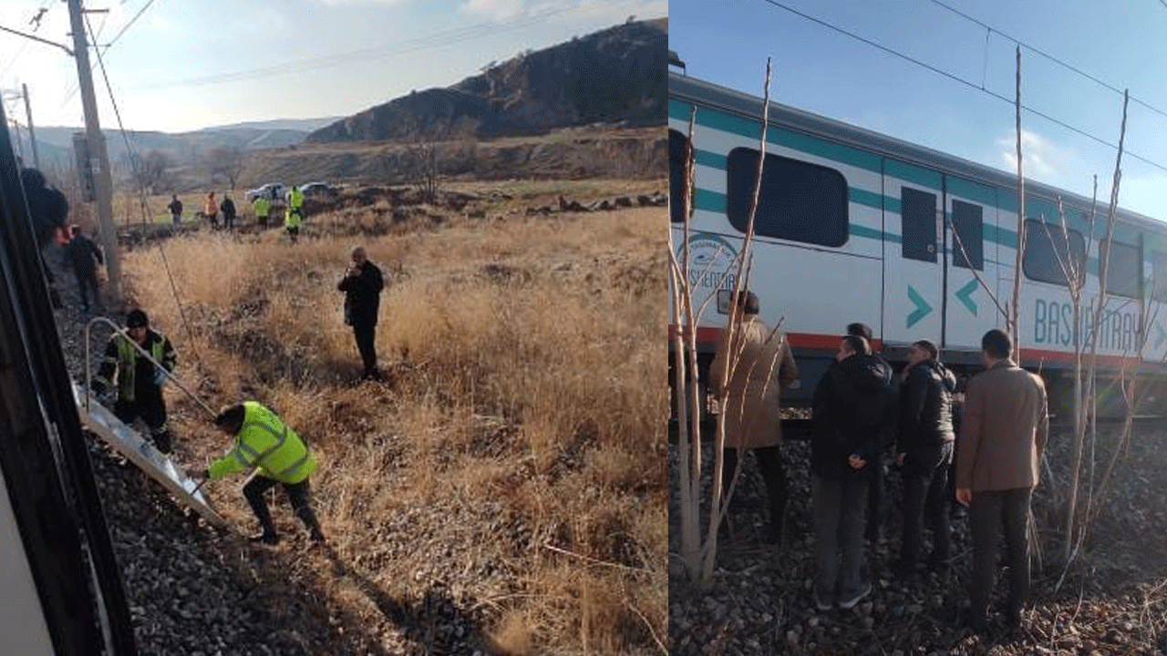 Ankara'da yürekler ağza geldi! Yolcu treni kaza yaptı