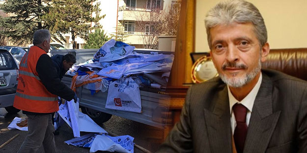 Ankara'da zabıta Erbakan afişlerini topladı, Tuna açıklama yaptı