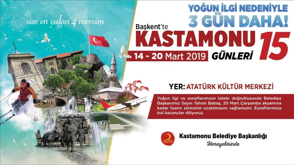 Ankara’daki Kastamonu Günlerine yoğun ilgi 