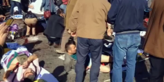 Ankara'daki patlamadan ilk görüntüler - VİDEO
