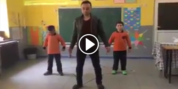 Ankaralı öğretmenden 23 Nisan hazırlığı