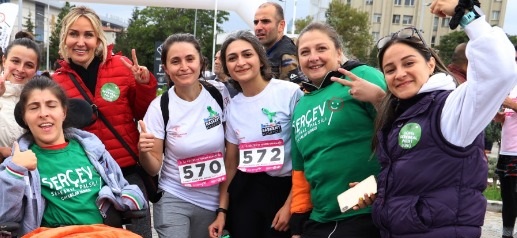 Ankaralılar sanat için koştu ve serebral palsiye dikkat çekti